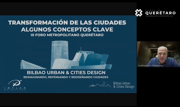 Xabier Arruza participa en webinar internacional sobre transformación urbana en Querétaro